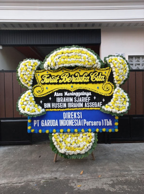 Papan Bunga Duka di Muarasari