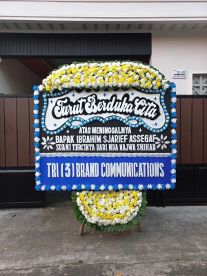 Papan Bunga Duka di Muarasari